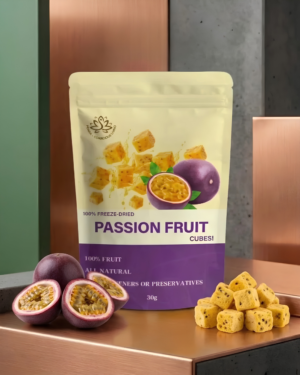 100% Freeze-Dried Passion Fruit Cubes I 30g
